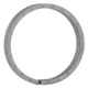 Cercle en fer forgé en carré de 10mm diam.100mm
