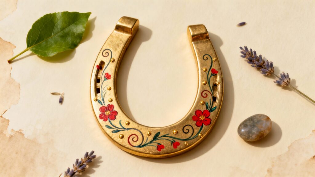 Comment décorer des fers à cheval pour une déco porte-bonheur unique sans aucun texte