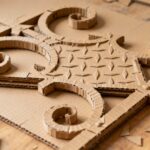 Comment faire un décor en simili fer forgé avec du carton sans aucun texte