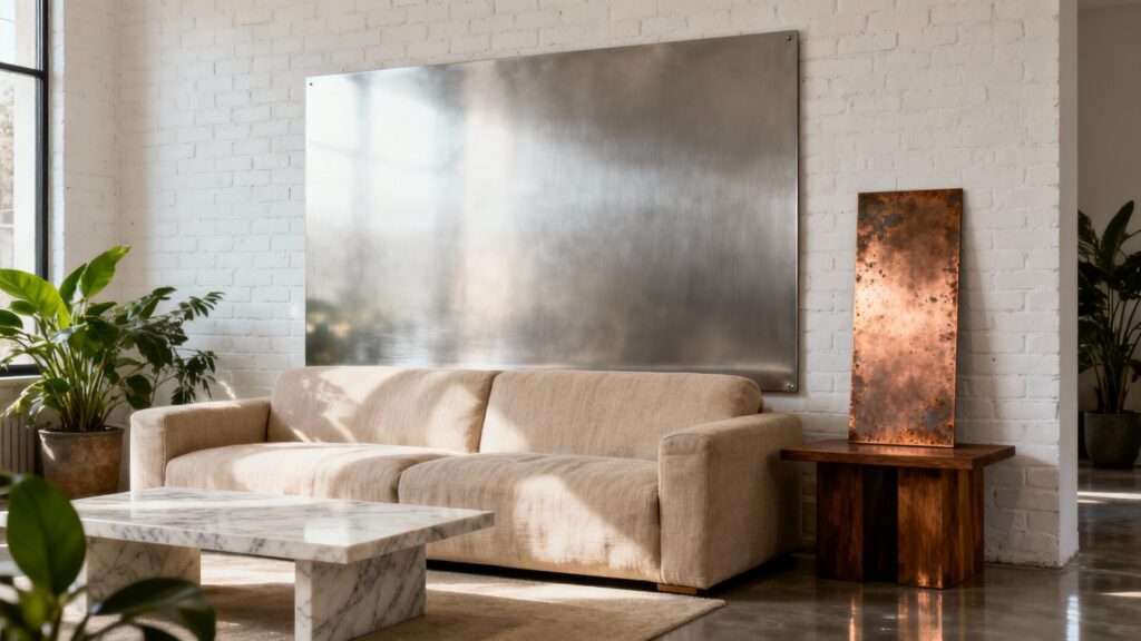 Comment utiliser la tôle pour la décoration et sublimer son intérieur sans aucun texte