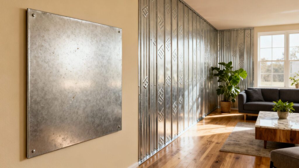 Comment utiliser la tôle pour la décoration et sublimer son intérieur sans aucun texte