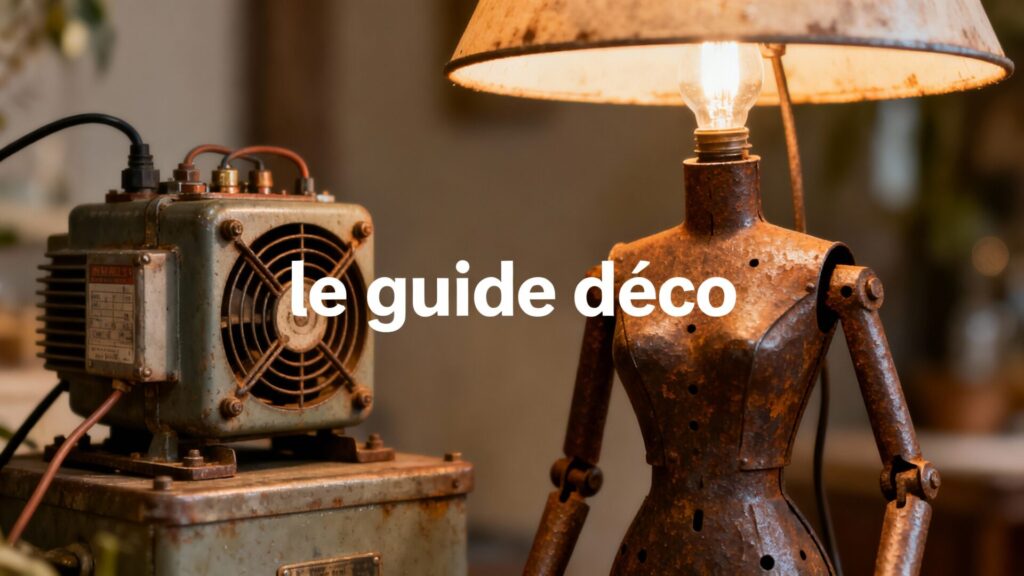Transformer un mannequin en fer forgé en lampe : le guide déco avec texte