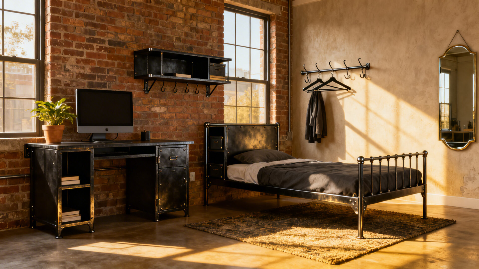 Comment décorer un studio avec des meubles en fer forgé pour optimiser l’espace