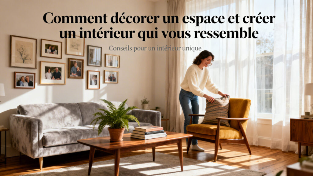 Comment décorer un espace et créer un intérieur qui vous ressemble avec du texte